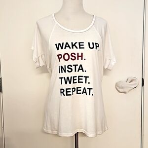 Poshfest 2014 official graphic tee XL  Poshmark EUC